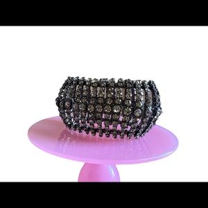 Black and Crystal Bracelet